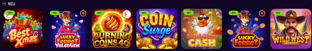 Spielkatalog im Online Casino – Slots, Tischspiele und Live-Casino auf einer Seite