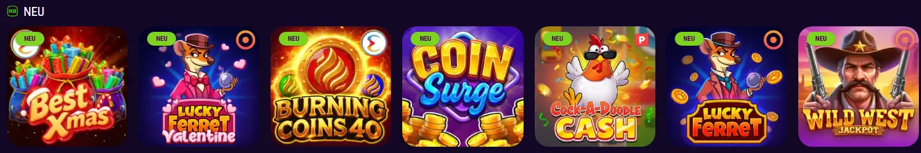 Spielkatalog im Online Casino – Slots, Tischspiele und Live-Casino auf einer Seite