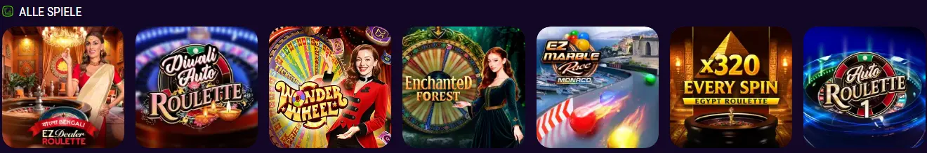 Auswahl an Spielautomaten – verschiedene Themen, Jackpots und neue Releases